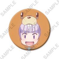 コミックマーケット92にて本商品を購入した人に渡される、限定缶バッジのデザイン。