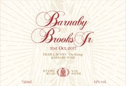 「TIGER & BUNNY –The Rising– BARNABY WINE」のラベル。