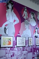 「創刊50周年記念 週刊少年ジャンプ展VOL.1 創刊～1980年代、伝説のはじまり」の様子。(c)北条司／NSP 1985