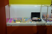 「創刊50周年記念 週刊少年ジャンプ展VOL.1 創刊～1980年代、伝説のはじまり」の様子。(c)ゆでたまご