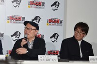 左からゆでたまご・中井義則、高橋陽一。