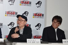 左からゆでたまご・中井義則、高橋陽一。