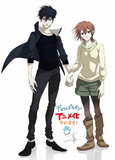 花田陵によるアニメ化記念イラスト。