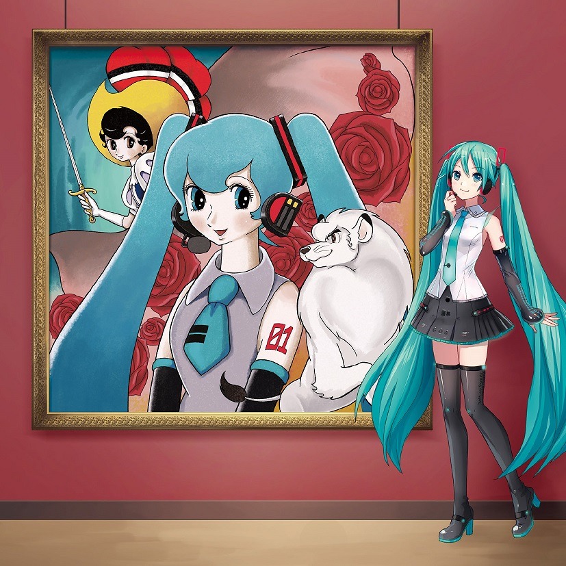 「初音ミク Sings “手塚治虫と冨田勲の音楽を生演奏で”」通常盤ジャケット。
