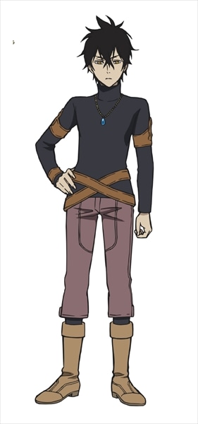ユノの設定画。(c)田畠裕基/集英社·ブラッククローバー製作委員会