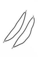 「黑執事 Book of the Atlantic」葬儀屋モデルのブーツに付属する、取り外し可能な数珠風の装飾。