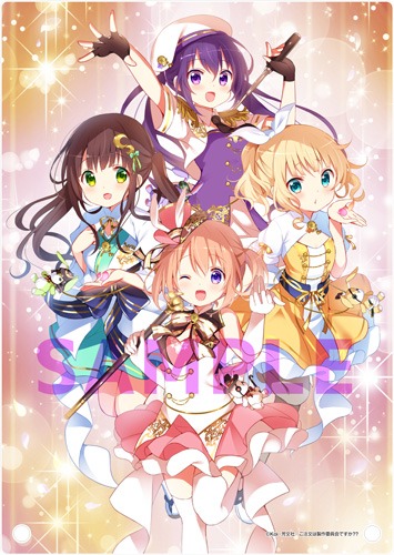 前売り券Aセットに付属するアクリルプレートのビジュアル。