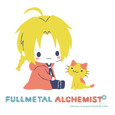 サンリオデザインによる「鋼の錬金術師」主人公のエドワード・エルリック。