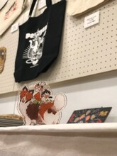 「春風のエトランゼ展～紀伊カンナの世界～」の様子。