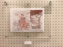 「春風のエトランゼ展～紀伊カンナの世界～」の様子。