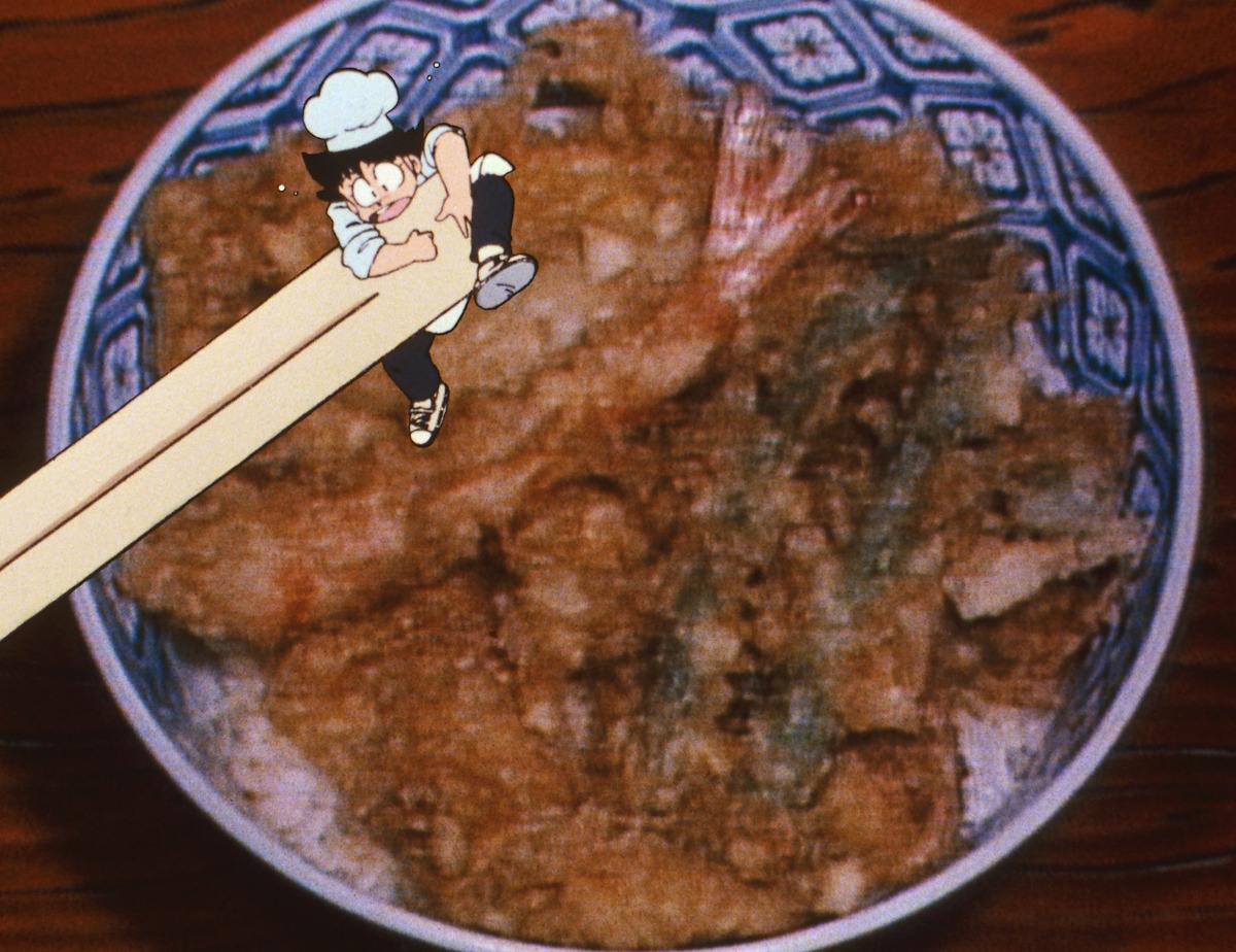 アニメ「ミスター味っ子」のオープニング映像より。