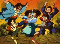 アニメ「ミスター味っ子」のオープニング映像より。