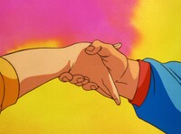 アニメ「ミスター味っ子」のオープニング映像より。