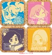 「ebtenDXパック」に付属するコルクコースター4種。