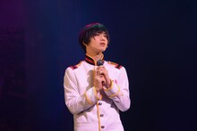 ミュージカル「ヘタリア～in the new world～」ゲネプロより、植田圭輔演じる日本。
