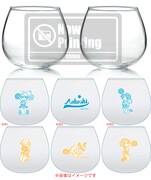 「ebtenDXパック」に付属するゆらゆらグラス2種。