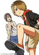 「ヤンキーショタとオタクおねえさん」イラスト。(c)Yumi Hoshimi／SQUARE ENIX