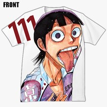 「弱虫ペダル」全面プリントTシャツの御堂筋翔。