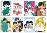 「らんま1/2 ぴたっとクリップ ガム入り」のラインナップ。