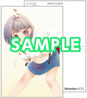 ワンダーグーでもらえるポストカード。