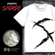 「バキ」最凶死刑囚編より、シコルスキーをモチーフにしたTシャツ。