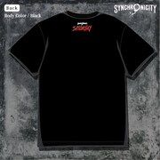 「バキ」最凶死刑囚編より、シコルスキーをモチーフにしたTシャツ。