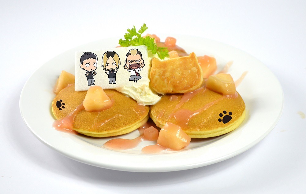 「アップルソースのホットケーキプレート」