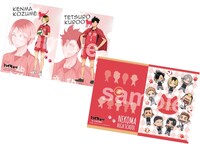 会場で販売されるクリアファイル。