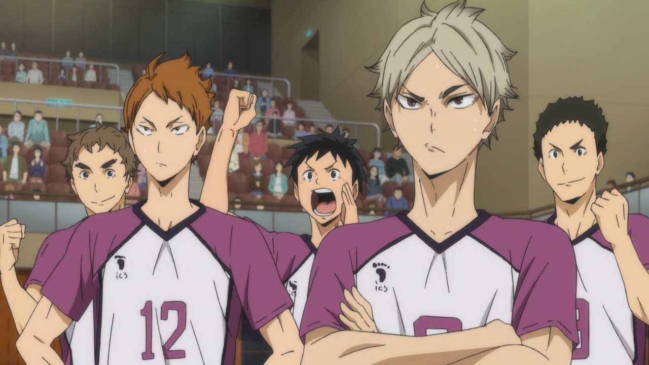 「ハイキュー!! 烏野高校 VS 白鳥沢学園高校」より。