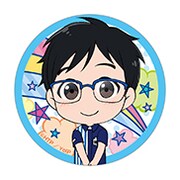 「ユーリ!!! on ICE オリジナルぷくぷくバッジセット ローソン制服 Ver.」の1種。