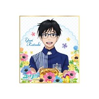 「ユーリ!!! on ICE カントリーマアム2 ココア」に付属するミニ色紙の1種。