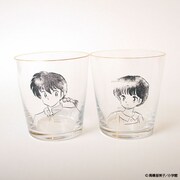 「らんま1/2 乱馬とあかねの引き出物風ペアグラス」