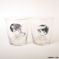 「らんま1/2 乱馬とあかねの引き出物風ペアグラス」