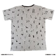 「らんま1/2 乱馬とあかねの総柄Tシャツ」