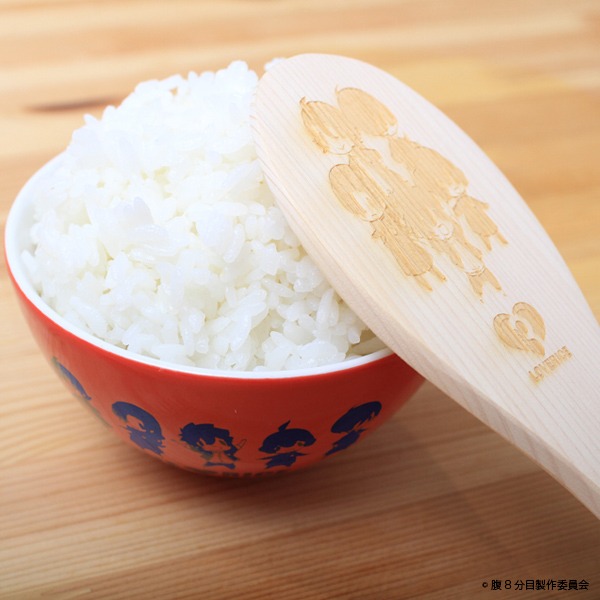 「ラブライス お茶碗」と「ラブライス しゃもじ」。