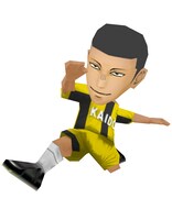 「サカつくシュート！2017」阿久津渚3Dモデル