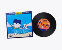 「GO！GO！ゴマちゃんキッチン オリジナル レコードコースター（サマー）」