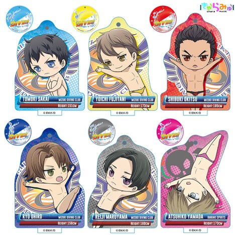 「きゃらみゅスタンディングアクリルキーホルダー」