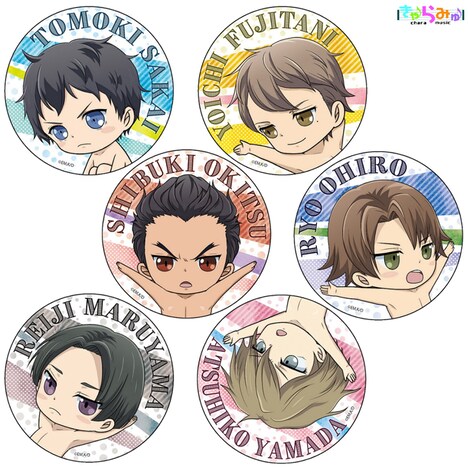 「きゃらみゅパール紙缶バッジ」