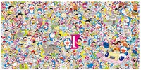 村上隆によるメインビジュアルおよび出展作品。 (c)2017 Takashi Murakami/Kaikai Kiki Co., Ltd. All Rights Reserved. (c)Fujiko-Pro