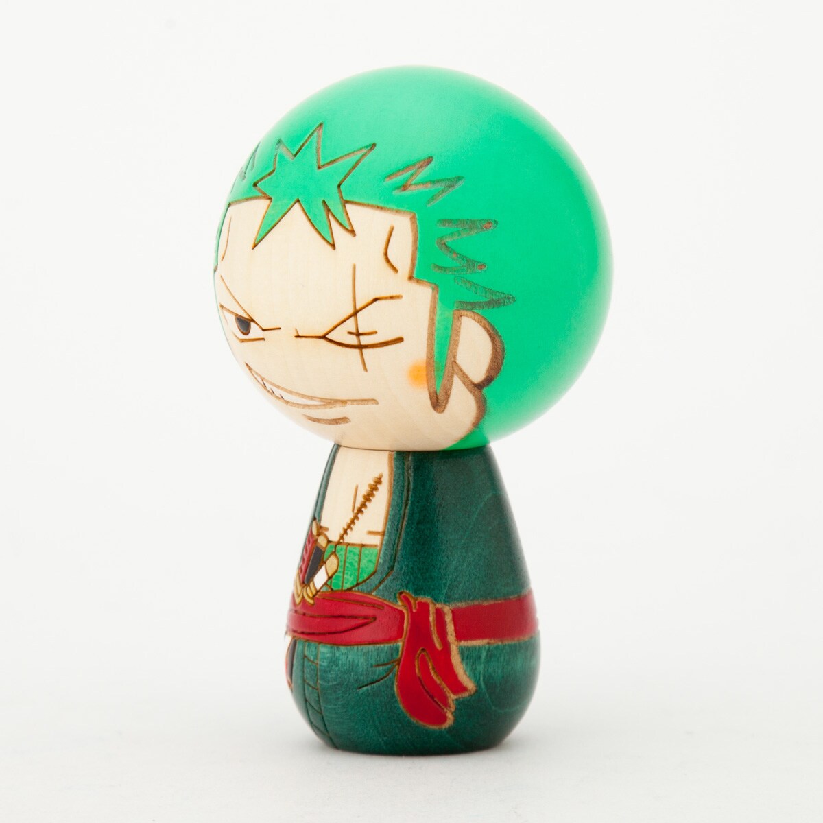 ONE PIECE」ルフィ、ゾロ、チョッパーがこけしに、卯三郎こけしと