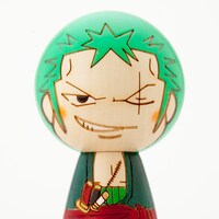 「ワンピースこけし by 卯三郎こけし」のゾロモデル。