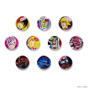 「POP ART柄 缶バッジ」のラインナップ。