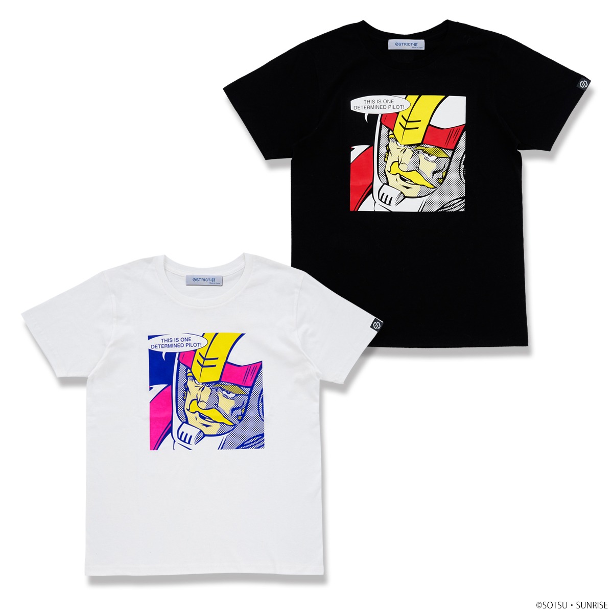 「POP ART柄 Tシャツ」のランバ・ラル柄。