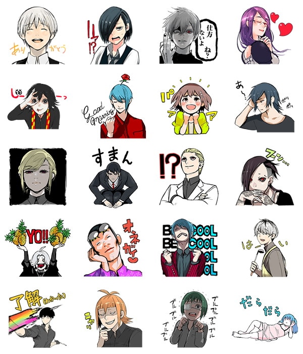 「東京喰種トーキョーグール:re 第2弾」のラインナップ。