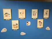 「シブヤキュ ハラジュキュ イットキュ～？ GO！GO！プロジェクト」の展示。