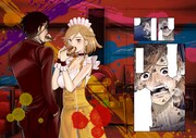 「DINERダイナー」第1話の見開き扉ページより。