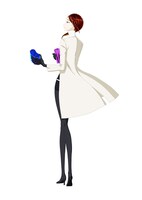 ルチルのキャラクタービジュアル。