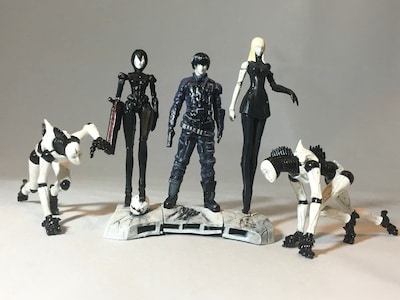 「『BLAME!』1／35スケールフィギュア」全5種。