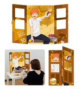 A賞の「日向ウィンドウアートボード」使用イメージ。